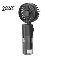 Handheld Misting Fan Portable Fan 4 Speed Rechargeable Personal Mist Small Operated Summer juoda