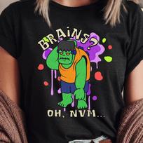 Zombie Funny Gamer Shirt Frankenstein Brains Oh Nvm Funny Sarcastic Gamer Shirt Zombie Gaming Shirt Retro Gamer Gift Idea Gamer Birthday Tee S