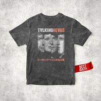 Talking Heads Retro Japan Tour 80s | Unisex Washed Black T shirt XL