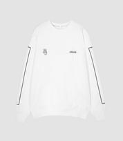 Vibrate Classic Mini Logo Sweat Shirt (White) White/Xl