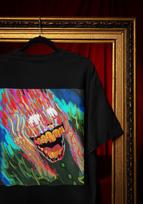 Psychedelic Horror Tee, Neon Scream Face, Abstract Art (Unisex S-4XL) Comfort Colors® 3XL