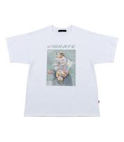 Vibrate Glory Frog Logo Holography T-Shirt (White) White/L