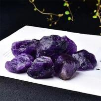 Natural Amethyst Reiki Healing Energy Gemstone Mineral Raw Stones Purple Rough Quartz Crystals Specimen Room Decor 2-3cm ametistas