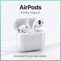 2nd Generation AirPods 2 Bluetooth 5.0 Wireless In-ear Headphones Auto Pop-up Dual Mic Long Battery Sport Mini Earphones balta