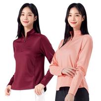 Kolon Sport Women'S Winter Stretch T-Shirt Carven (Women'S) Kut4571W Lcoral/095