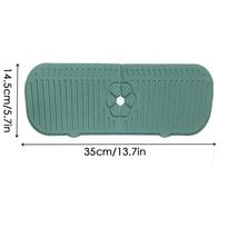 Kitchen Faucet Splash Pad Silicone Sink Faucet Splash Guard Mat Sponge Drain Pad Countertop Protector for Kitchen Bath Gadgets