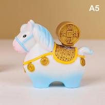 Zodiako Arklių Papuošalai Rankų darbo Arklių Metų Derva Animacinis Arklys Statulėlė Pasidaryk pats Amatai A5