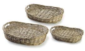 Gustav Komplet 3 Tac 53X39X10Cm/48X33X9X/43X28,5X8Cm 53x39x10 cm / 48x33x9 cm / 43x28.5x8 cm smėlis