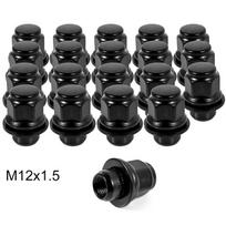 10pcs 20pcs Black Lug Nuts M12x1.5 Hex Bolts 13/16' 21mm Size Compatible with Toyota Lexus Scion Isuzu - Wheel Bolt Set M12x1.5