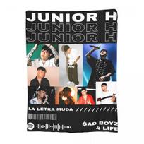 Juniors H Singer Sad Boyz Tour Throw Blanket for Couch Fuzzy Soft Plush Blanket Multi-size for All Seasons Size: 75*100cm, Weight: 230 GSM