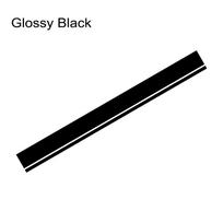 Car Hood Bonnet Sticker Decoration Graphics Stripes Decor Decal Auto Accessories Universal For VW Tesla Skoda Volvo Suzuki Seat Glossy Black