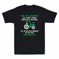 Home Tshirt Know Unisexs Hell Hes Dont Yes Novelty I When Working Be No Farmer S