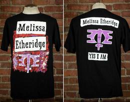 Vintage 1993 Melissa Etheridge Yes I Am Concert T Shirt Unisex S