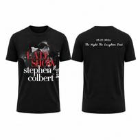 Hot Item Stephen Colbert Late Show 2026 Shirt The Night Laughter Died Fan Tee S