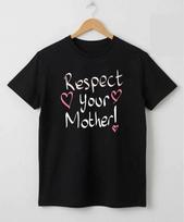 Respect Your Mother Tshirt Black Graphic Eco Earth Day Harry Styles Inspired S