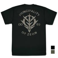 Mobile Suit Gundam Zeon Armed Forces Dry TShirt Black Japan New Pre M