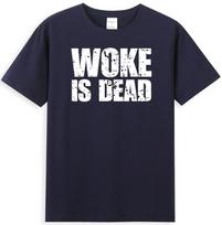Woke Is Dead Funny Sarcastic Slogan Quote Joke Vintage Unisexs TShirt S