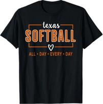 Texas Softball Vintage Unisexs Unisexs Kids Team Retro Softball TShirt S
