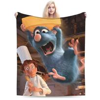 Mielos Ratatouille pliušinės antklodės mergaitėms berniukams flanelinė patalynė pledai sofai kėdei itin šilti individualios kokybės lovatiesė 75X95CM