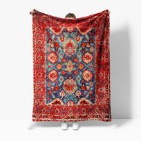 Vintažinis turkiškas kilimas pledas medvilninis užtiesalas minkštas jaukus lovos sofos dekoratyvinis kilimėlis pagalvės užvalkalas 75X95CM
