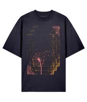 Oversized Drop Shoulder Abstract Art Shirt, Dandelion Alt Clothing, Clowncore Clothes, Alternative Shirts, Pastel Goth Clothing, Goblincore S