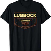 Lubbock Grown Texas Hometown TX Home State Resident Keepsake T-Shirt S įvairiaspalvis