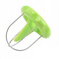 Stainless Steel Kiwi Cutter, Peeling and Slicing Tool, Green Kitchen Fruit Gadget, Household Peeler