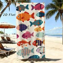 Vintage Palm Tree Silhouette Pattern Beach Towel Lightweight Quick Dry Microfiber Towel For Beach Pool Bath Travel Daily Use 50x100cm