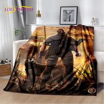 3D Game Metal Gear Solid Cartoon HD Gamer Blanket,Soft Throw Blanket for Home Bedroom Bed Sofa Picnic Travel Cover Blanket Kids Size: 75*100cm, Weight: 230 GSM