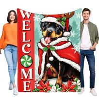 Ultra Soft Arts & Crafts William Morris Floral Blanket Cozy Dark Green Botanical Throw for Bed Sofa Living Room Decor All Season Size: 75*100cm, Weight: 230 GSM