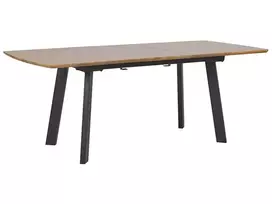 Išskleidžiamas valgomojo stalas SALVADOR tamsiai rudas 160/200 cm 90 cm