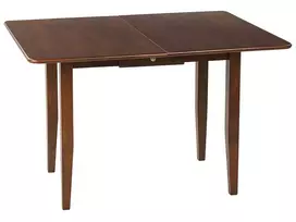 Išskleidžiamas valgomojo stalas MASELA tamsiai rudas 90/120 cm 60 cm medis