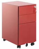 Birojo spintelė BOLSENA metalinė raudona