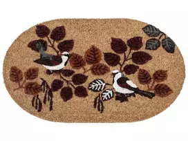 Durų kilimėlis TOOLIK natūralus 45 x 75 cm paukštis kokoso pluoštas