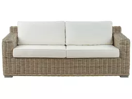 Dvivietė lauko sofa ARDEA, Rattan, šviesiai ruda