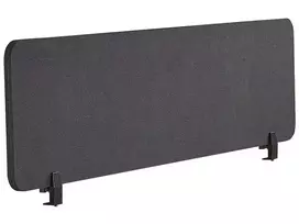 Rašomojo stalo pertvara WALLY 160 x 40 cm tamsiai pilka