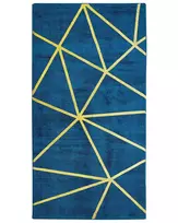 Kilimas HAVZA, mėlynas, 80 x 150 cm, viskozė