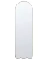 Sieninis veidrodis BUSSY 45 cm 145 cm metalinis, kreminės spalvos