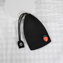 Cute Fruits Pull Type Keychain Bag Pu odinė apsauga automobilio raktų laikiklio dėklas
