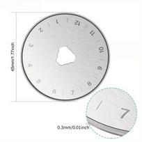 5 VNT. 45 mm Rotacinis Pjovimo Peiliukas SK5 Apvalūs Quilting Peiliukai Rotacinis Pakeičiamas Pjovimo Peiliukas Quilting Audinio Siuvimo Amato