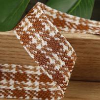 5 Yards Retro Classic Jacquard Ribbon Houndstooth Brocade Ribbon for Bows Bouquets Gift Wrapping Clothing Sewing DIY Accessories 10mm-5yards imbieras