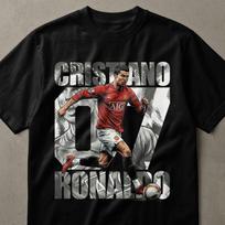 Cristiano Ronaldo Iconic Number 7 Fan T-Shirt, Dynamic Soccer Legend Graphic Tee for Football Enthusiasts, Unique Sports Gift 2XL