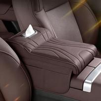 2026  Universal Memory Foam Car Armrest Booster Pad With Storage Pocket Comfort Cushion For Driver Auto Interior Accessories