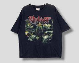 Vintage Slipknot Iowa album promo T-Shirt collectible American nu metal concert tour vintage band tee black Xlarge 4XL
