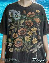 Wildflowers Botanical Comfort Colors® Tshirt, Dragonfly Tees, Butterfly Insect Sweater, Retro Floral Tanktop, Vintage Spring Garden Art S