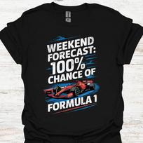 Formula 1 T-Shirt: Racing Enthusiast Tee S
