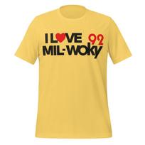 Retro Milwaukee Radio T-Shirt - Vintage 92 WOKY Station Design 2XL