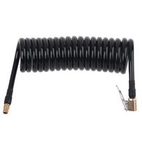 High Performance Coiled Air Hose Durable Air Compressor Coil Hose PU Tube Black