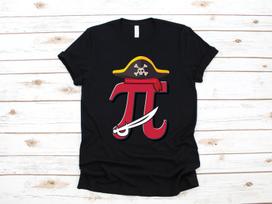 Funny Pirate Pi Day Shirt | Math Teacher Pun Gifts | T-Shirt | T-shirt | T-shirt |T-shirt | Apparel Gift S