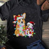 Funny Corgi Christmas Tee: Dog Lover Gift 2XL